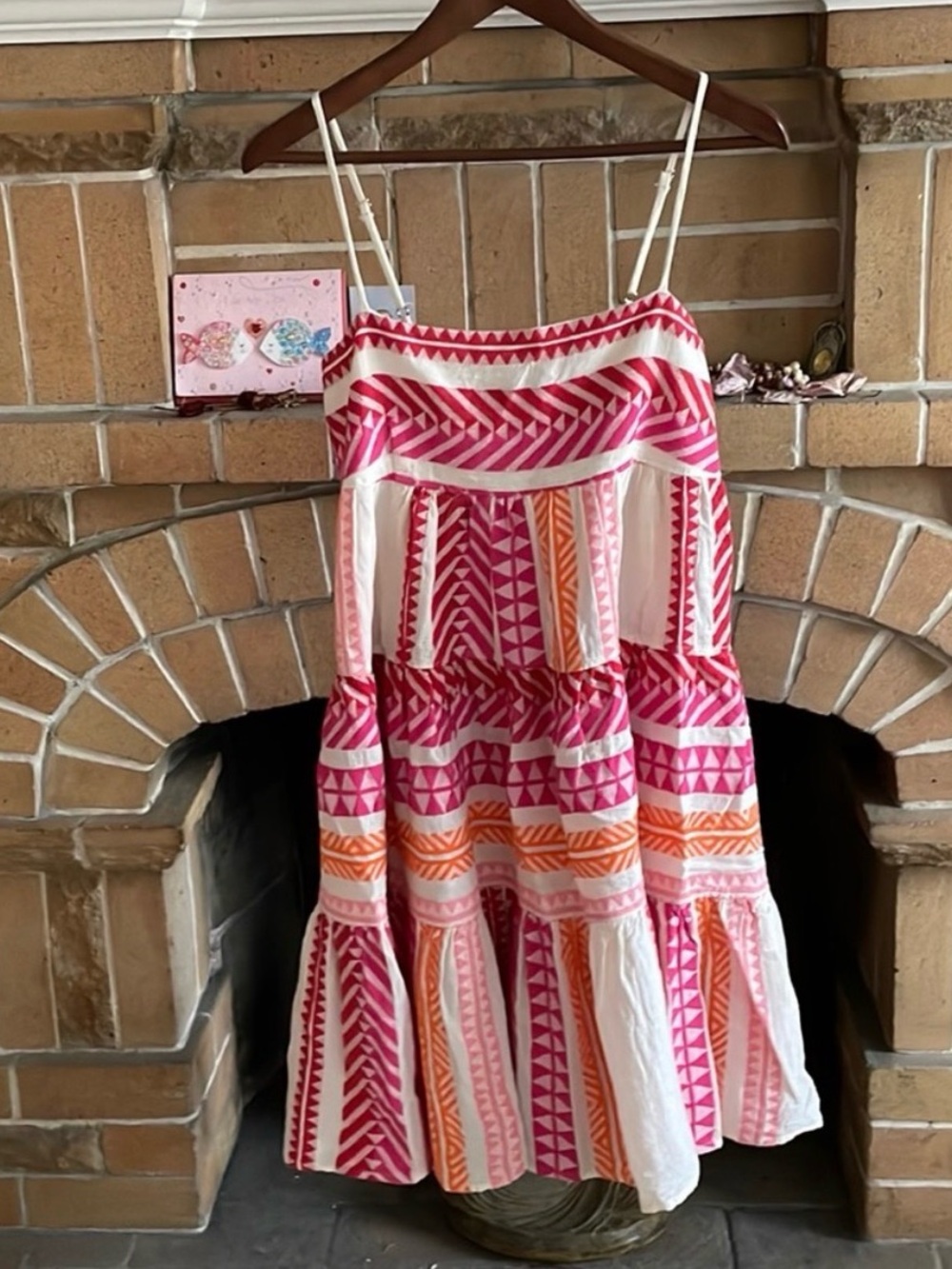 Devotion TWINS Anthropologie Embroidered Sundress - Sz M Worn Once